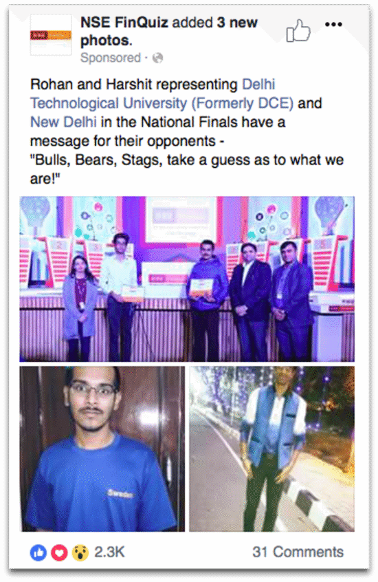 Hype Campaign before the national finals